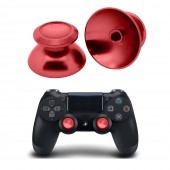 PS4 Joypad Leva Analogico Metal Mod Rosso