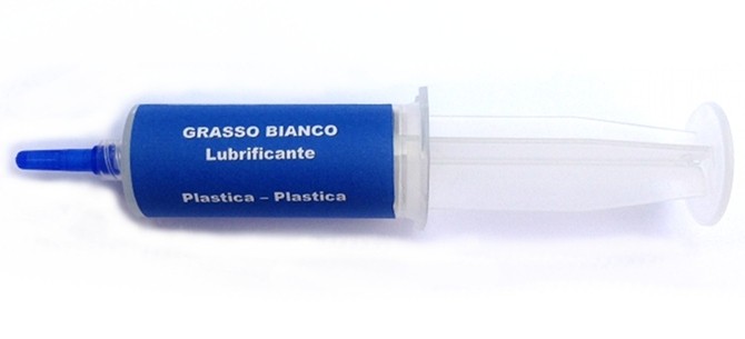 Grasso Lubrificante Bianco Platica-Plastica 20Gr