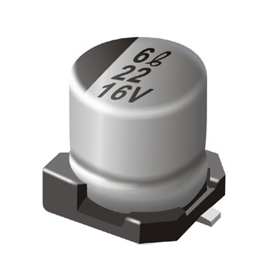 Condensatore elettrolitico 100uF 6.3V C Case